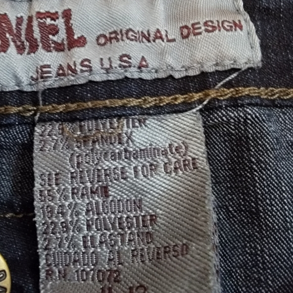 Vintage Daniel Original Jeans Women's Size 11/12 Embroidered Blue Floral - Picture 6 of 7